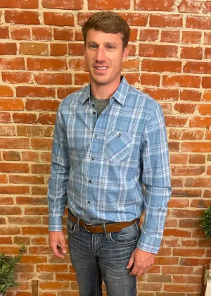 Blue & Pink Flannel Shirt