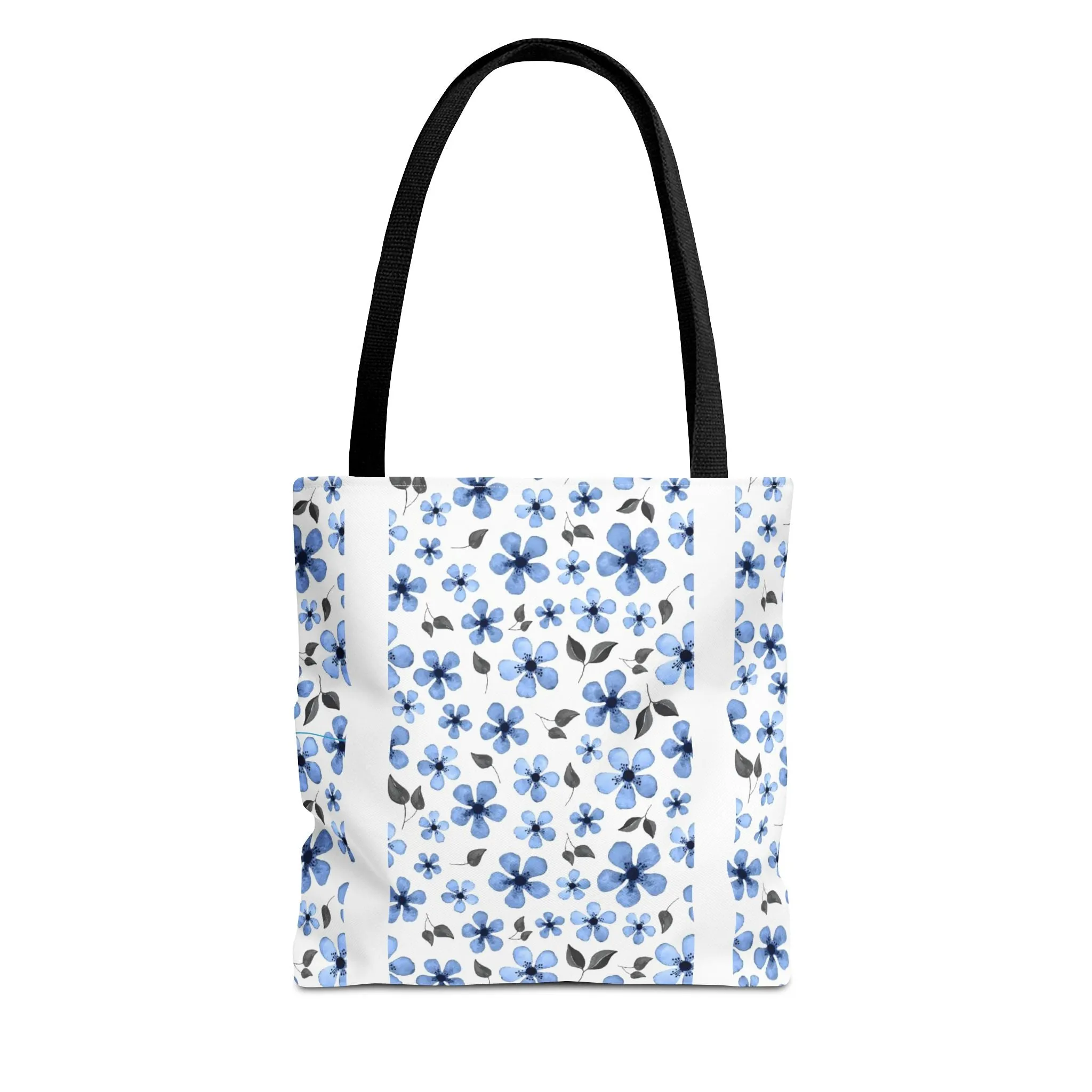 Blue Floral Tote Bag – Stylish & Versatile Carry-All for Everyday Use