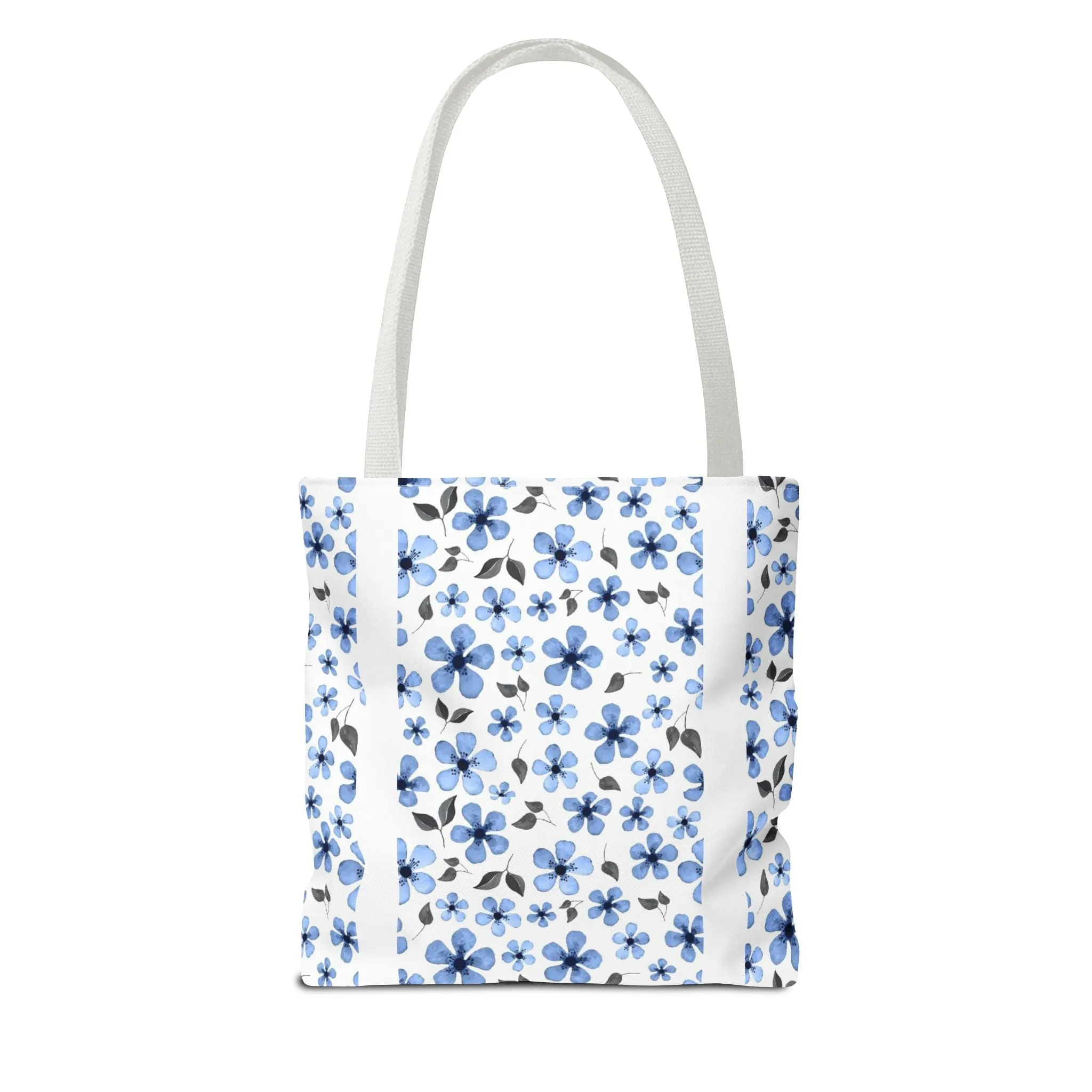 Blue Floral Tote Bag – Stylish & Versatile Carry-All for Everyday Use