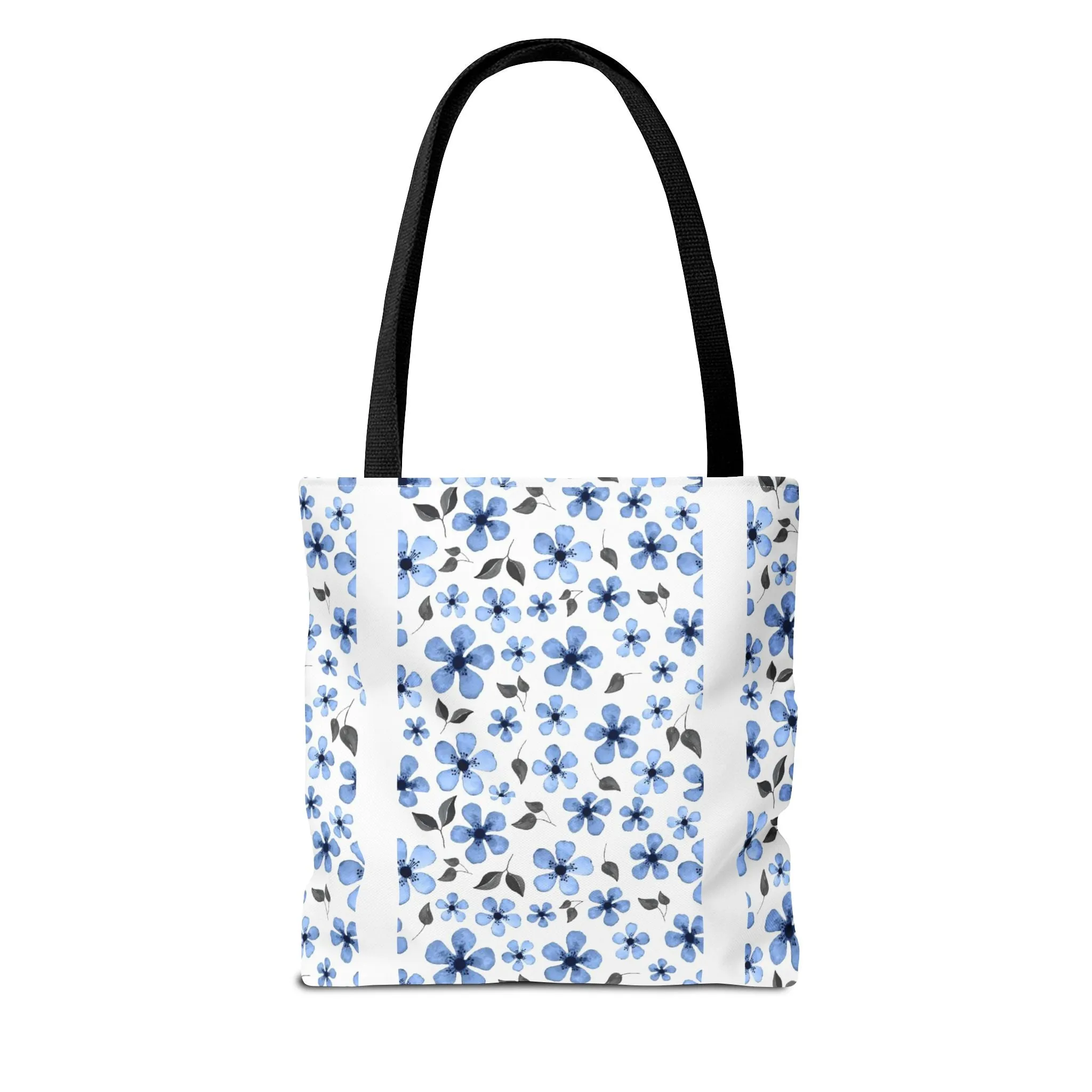 Blue Floral Tote Bag – Stylish & Versatile Carry-All for Everyday Use