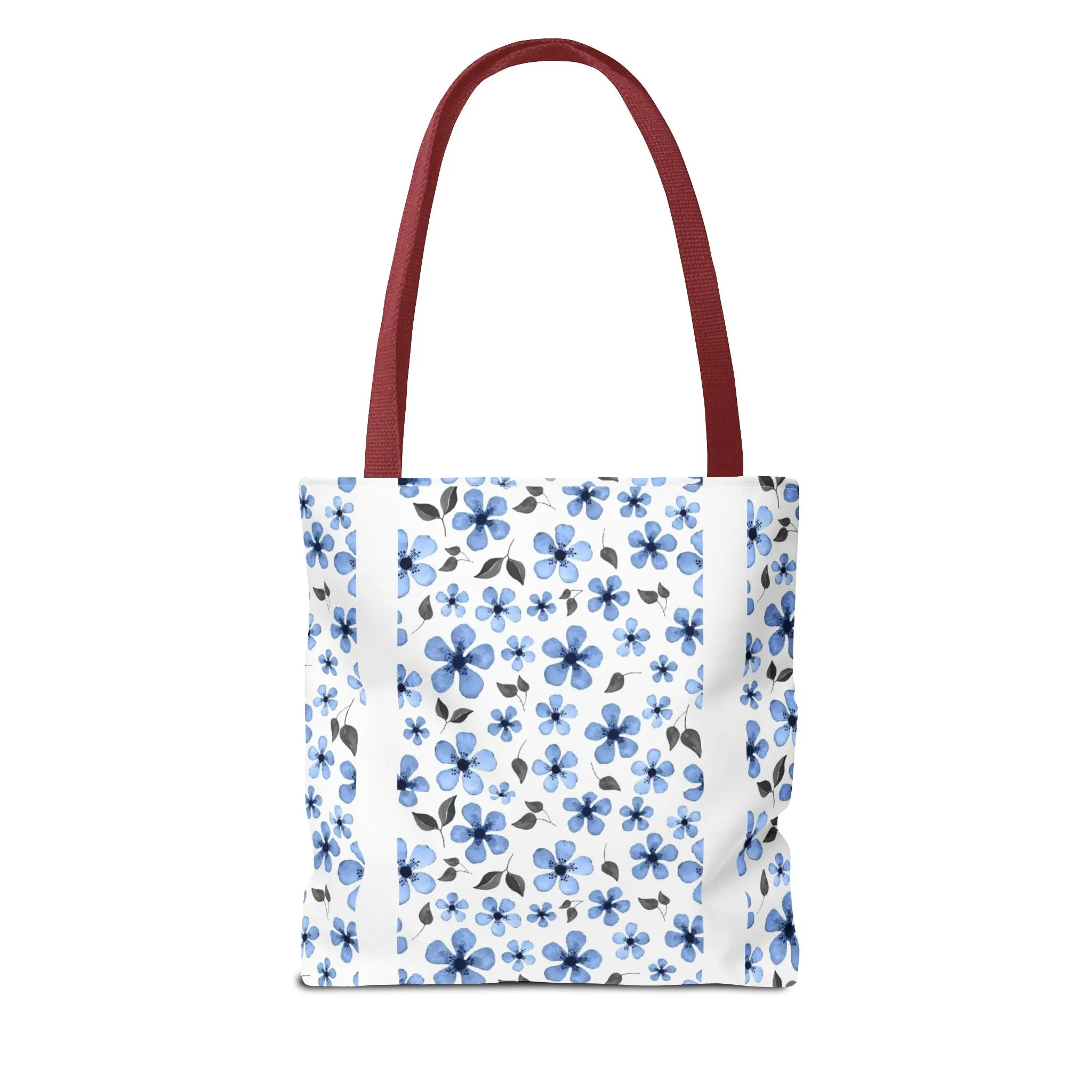 Blue Floral Tote Bag – Stylish & Versatile Carry-All for Everyday Use