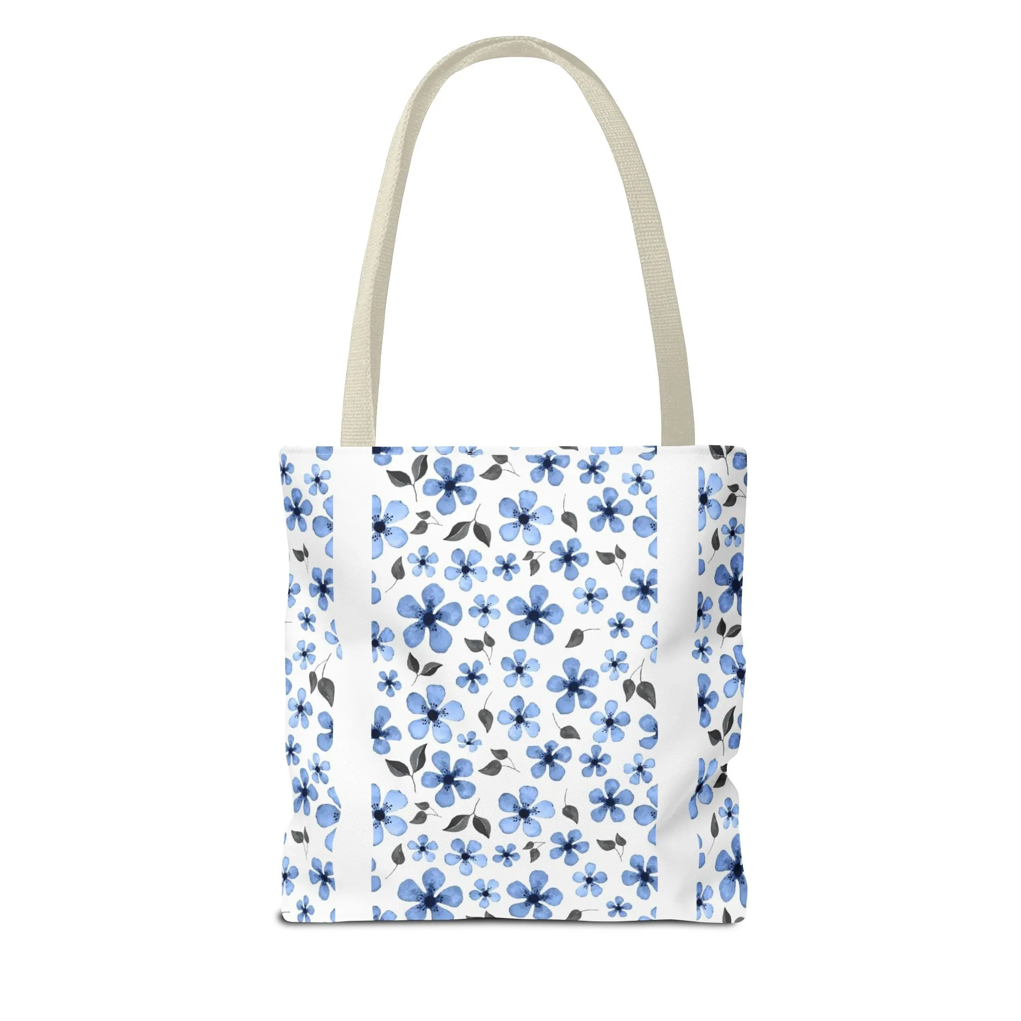 Blue Floral Tote Bag – Stylish & Versatile Carry-All for Everyday Use