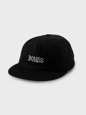 Bones Club Unstructured Cap - Black