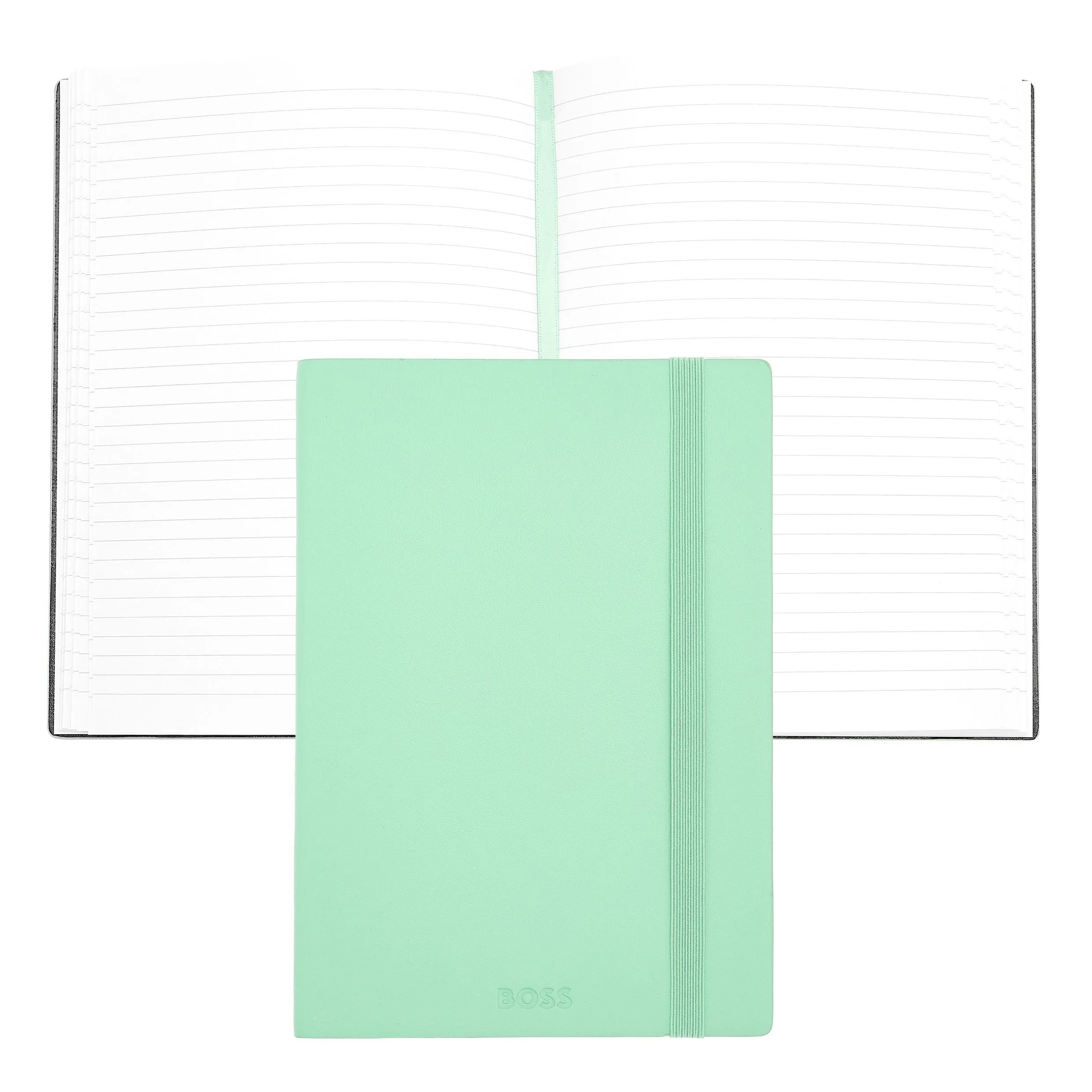 BOSS HNH422TL - Notebook A5 Pastel Classic Light Green Lined