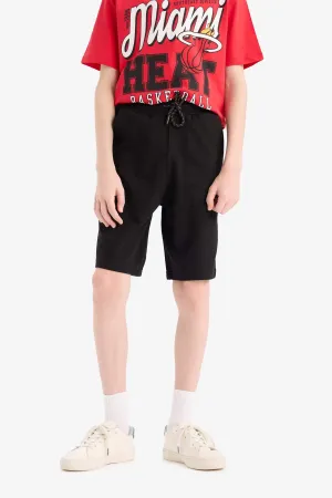 Boy Regular Fit Sweatshirt Fabric Shorts