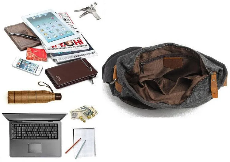 Brixton Messenger Shoulder HandBag- Coffee