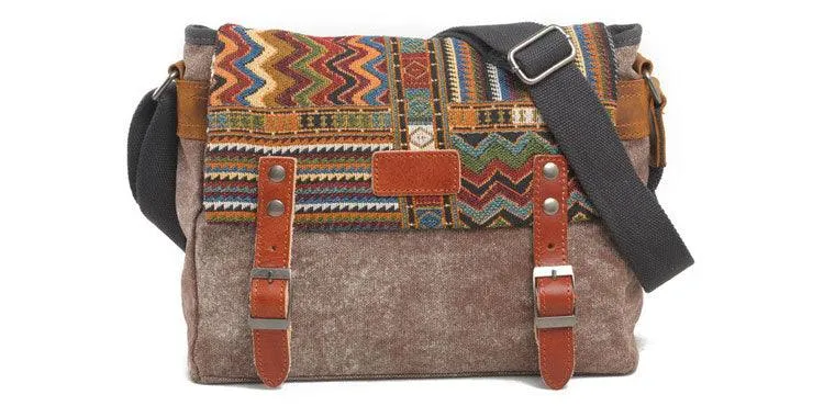 Brixton Messenger Shoulder HandBag- Coffee