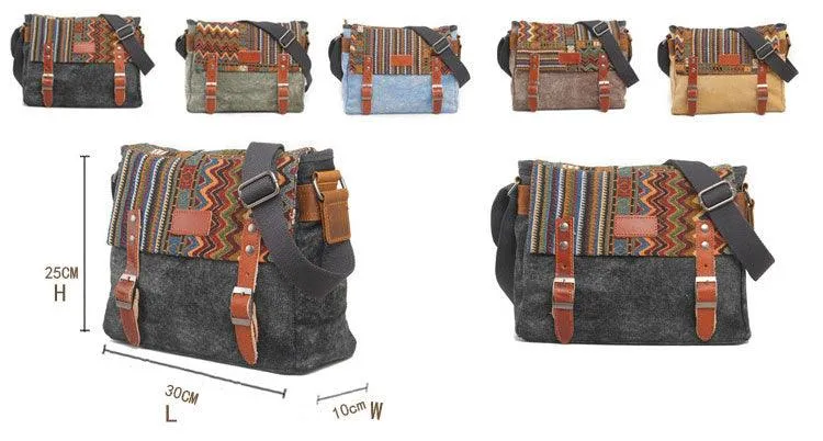 Brixton Messenger Shoulder HandBag- Coffee