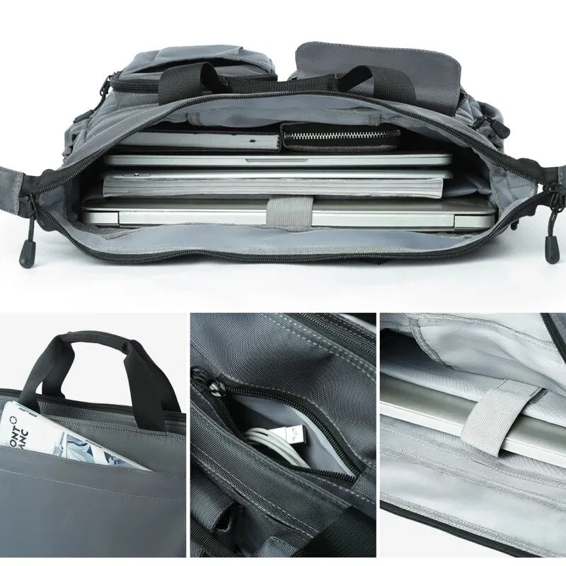 Business Trips Men Briefcase Oxford Backpack