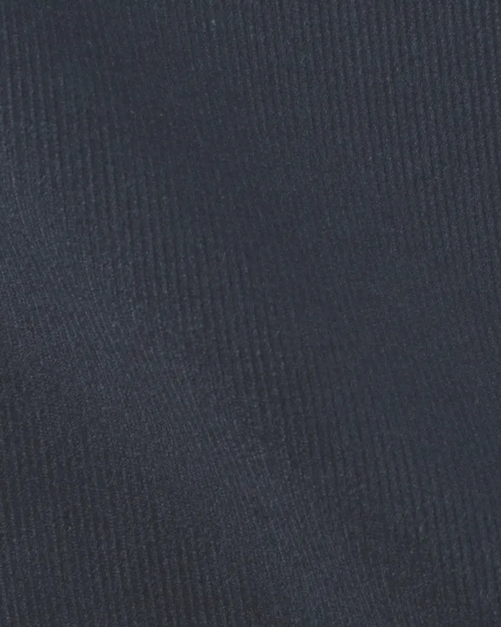 Canclini Navy Fine Wale Corduroy
