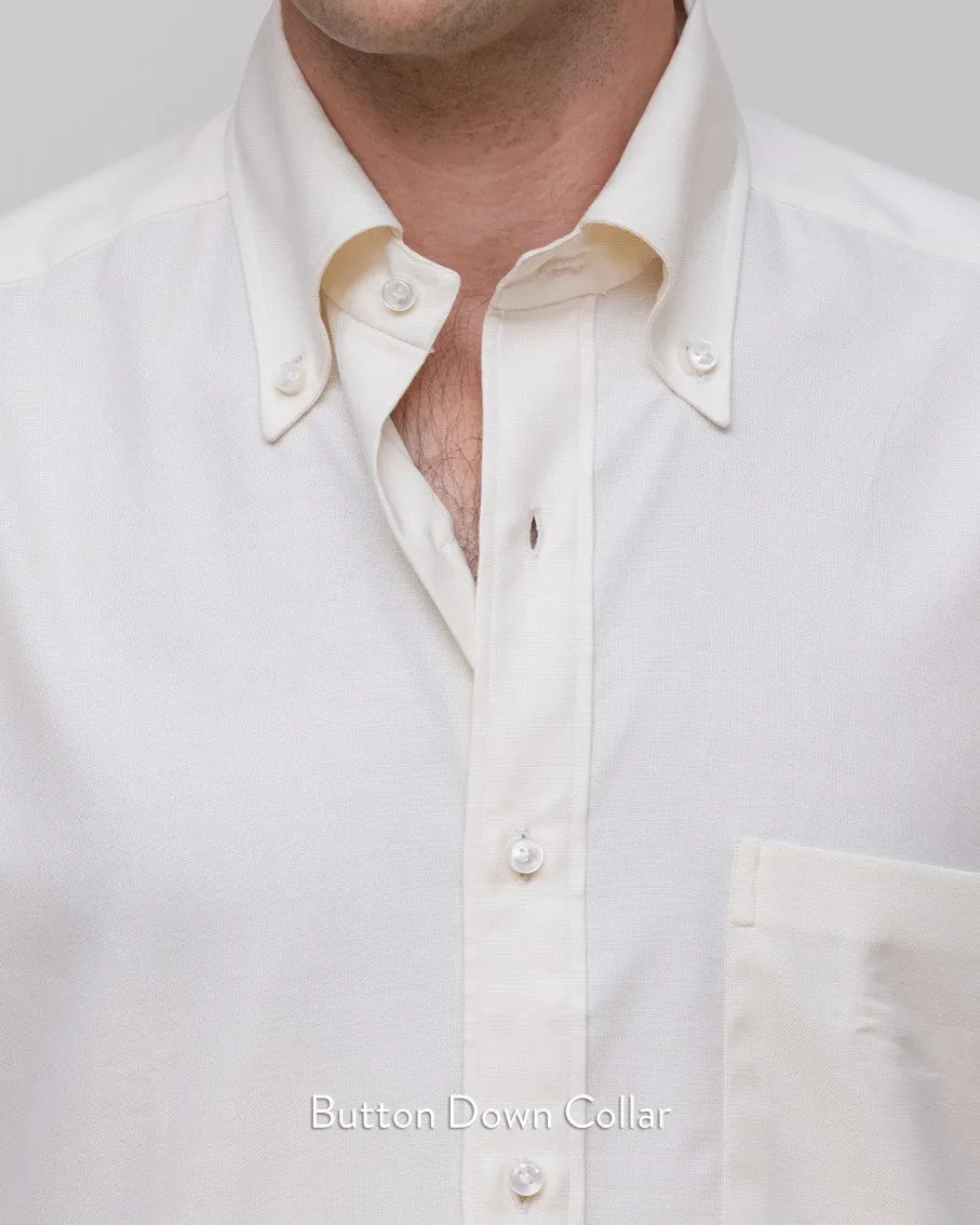 Canclini Off White Fine Wale Corduroy