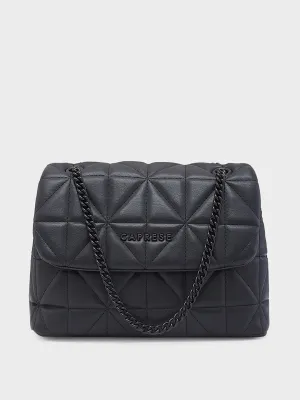 Caprese Rabi Medium Black Sling Bag