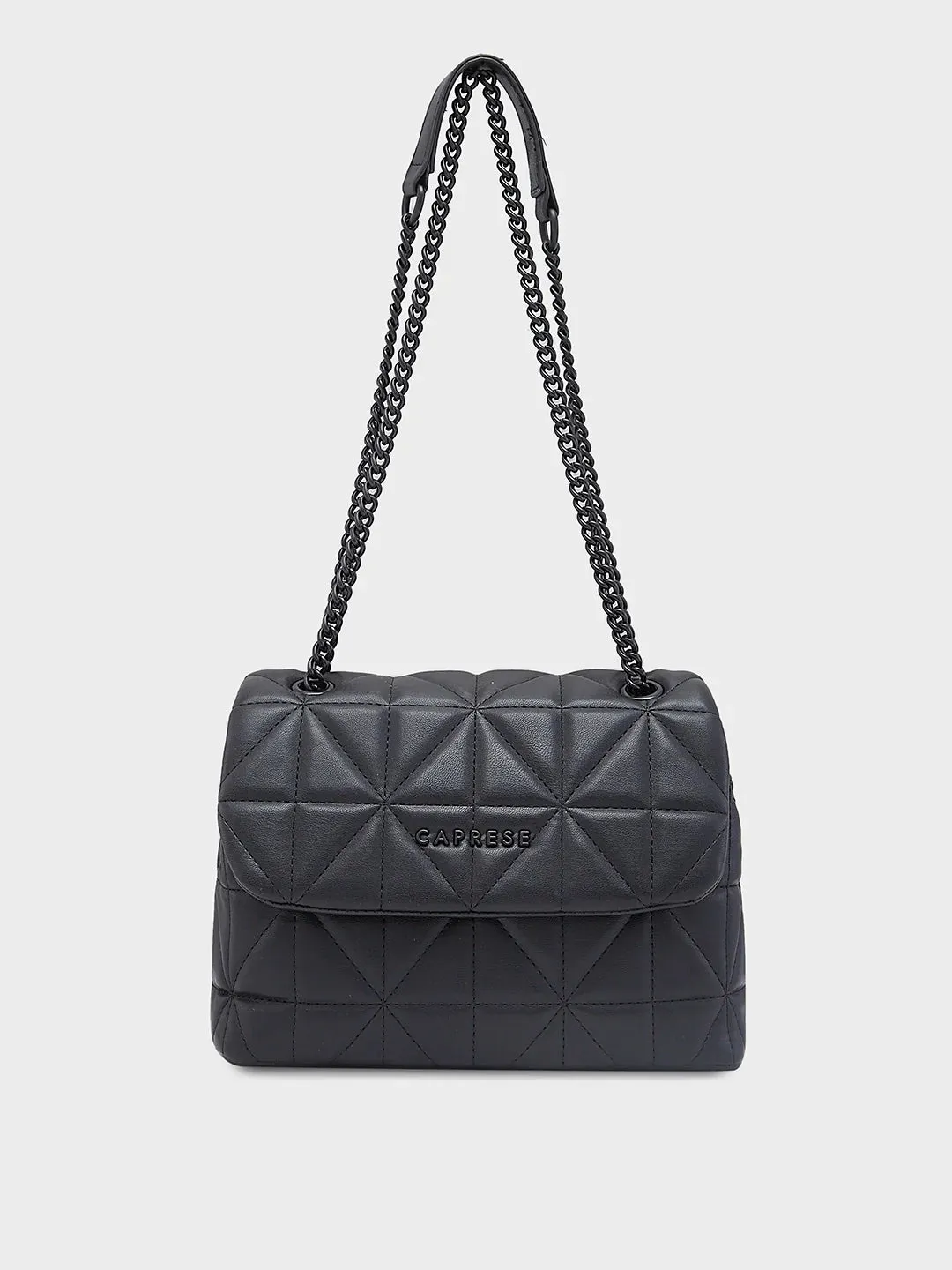Caprese Rabi Medium Black Sling Bag