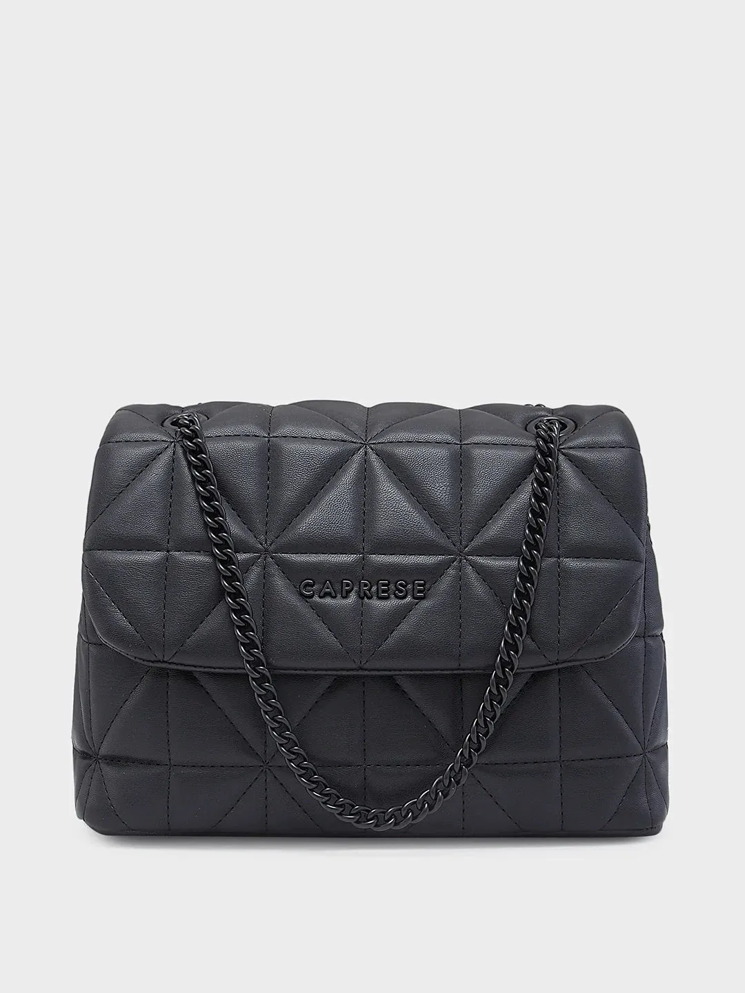 Caprese Rabi Medium Black Sling Bag