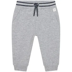 Carrement Beau - Sweatpants with Ribbed Stripe Waist - Light Grey