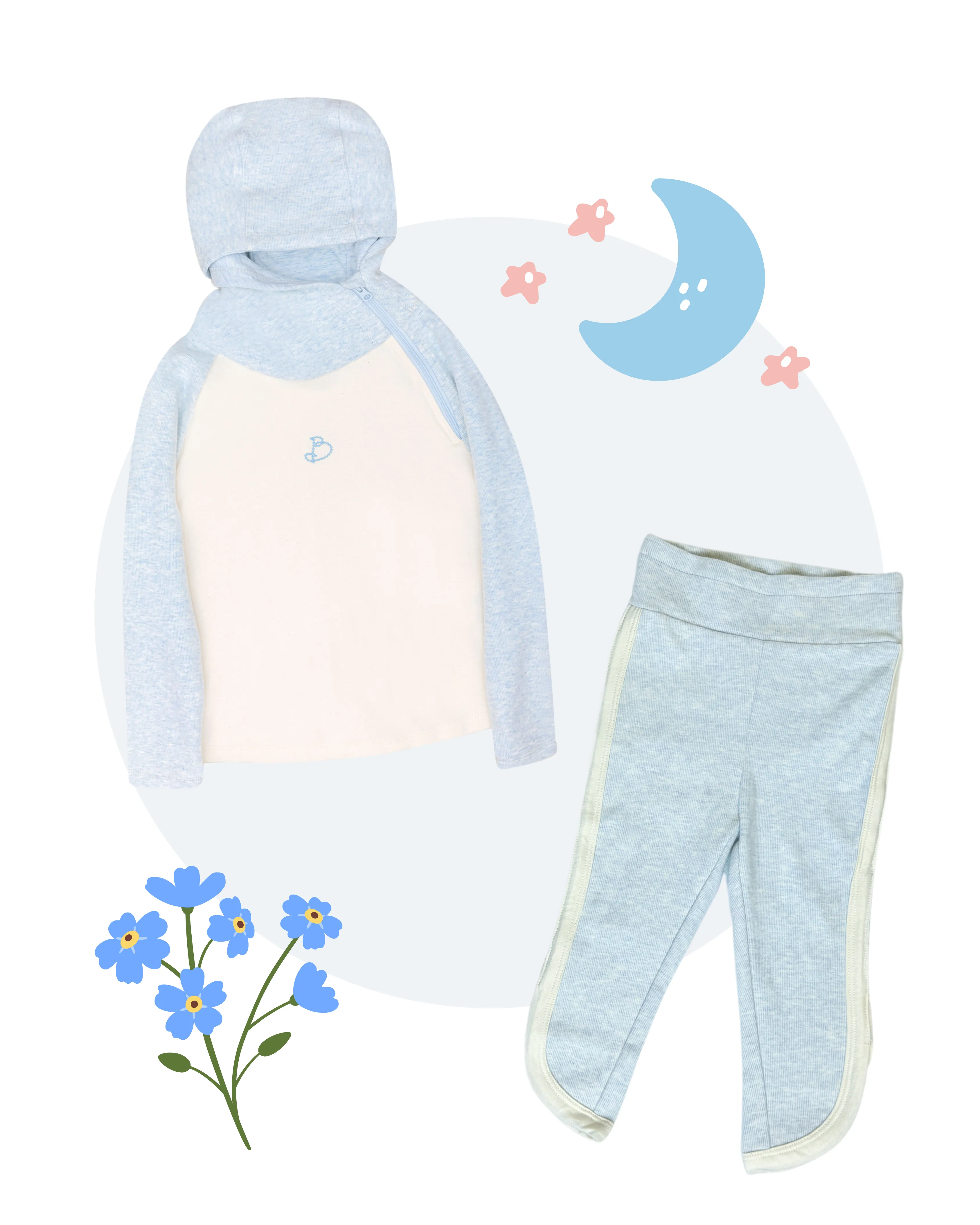 Casual Long Sleeve Bundle (Pack of 2, top & bottom)