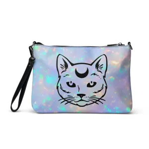 Celestial Opal Cat Crossbody Bag