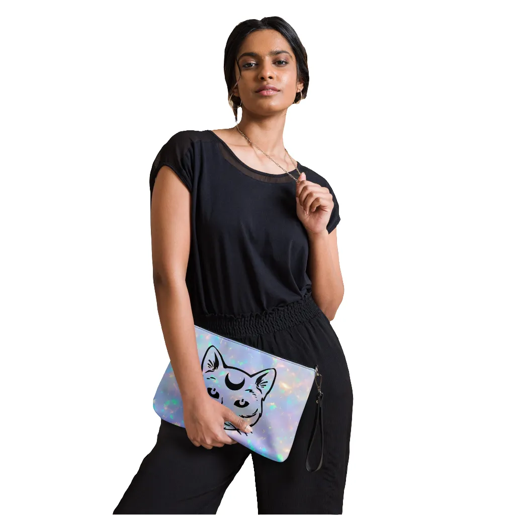 Celestial Opal Cat Crossbody Bag