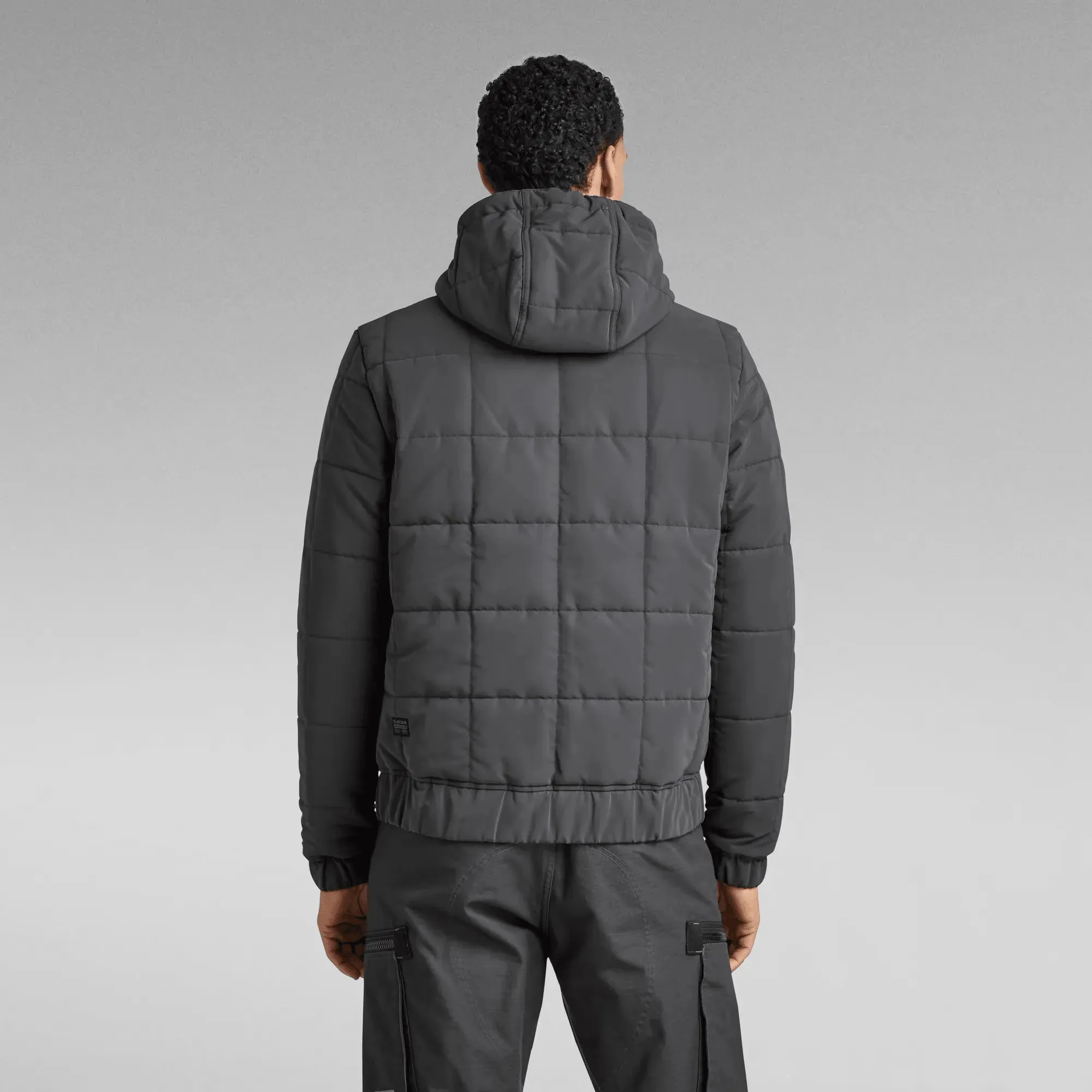Chaqueta G-Star Raw Denim Meefic Squared Quilted Hooded
