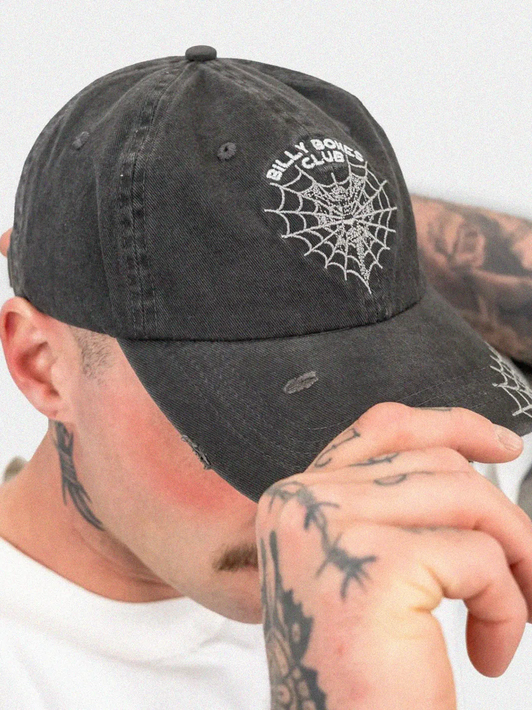 CHARLOTTES CAP - WASHED BLACK