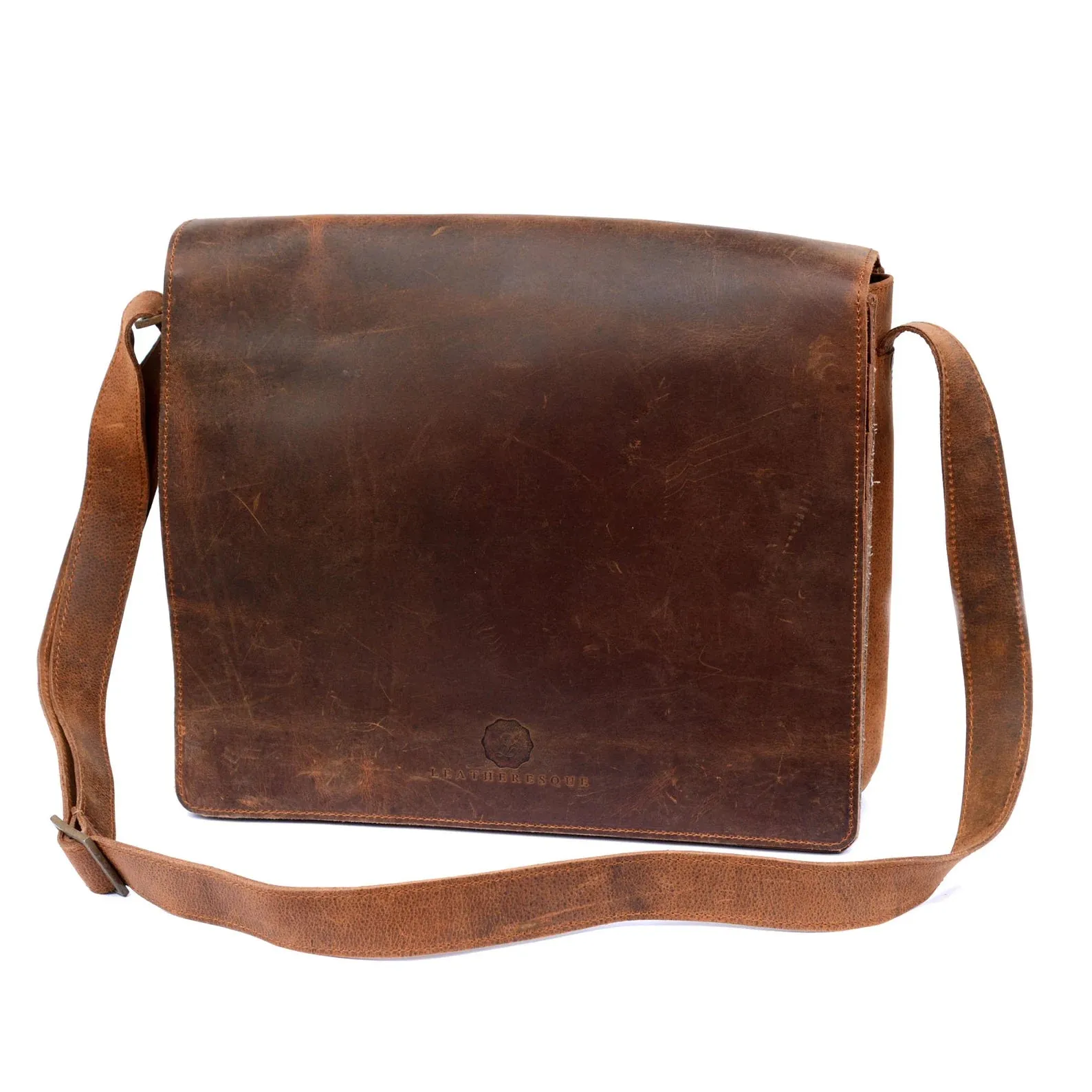 Chelsea Leather Crossbody Messenger Bag