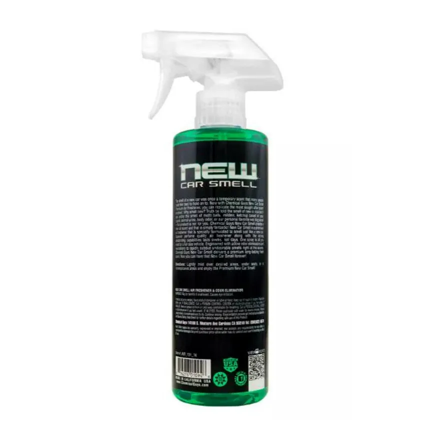 Chemical Guys Air Freshener And Odor Eliminator New Car Scent 16 oz.