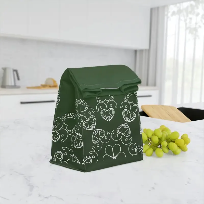 Chic Mandal Pattern Lunch Bag Fueling Stylish Vibes