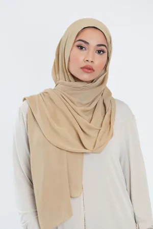 Chiffon Scarf | Beige