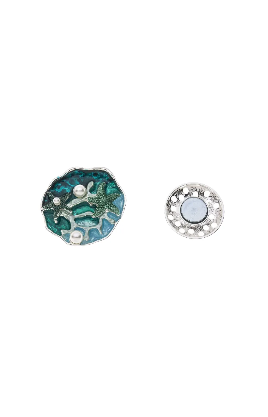 Chloe Magnetic Brooch in Green