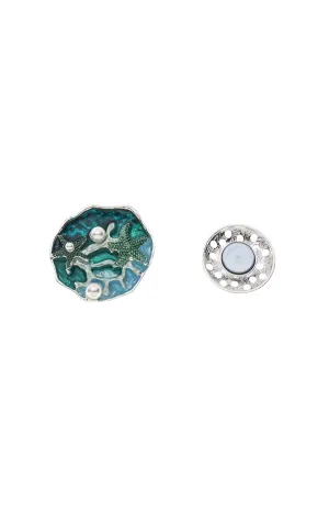 Chloe Magnetic Brooch in Green