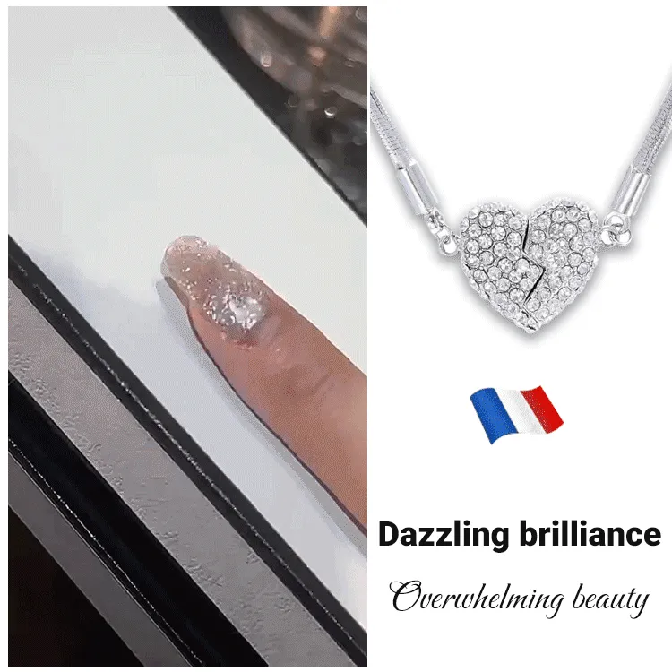 🎄Christmas Hot Sale Heart Diamond Necklace✨ (Buy 1 Get 1 Free)