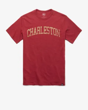 COLLEGE OF CHARLESTON COUGARS CLASSIC BLOCK '47 SCRUM TEE