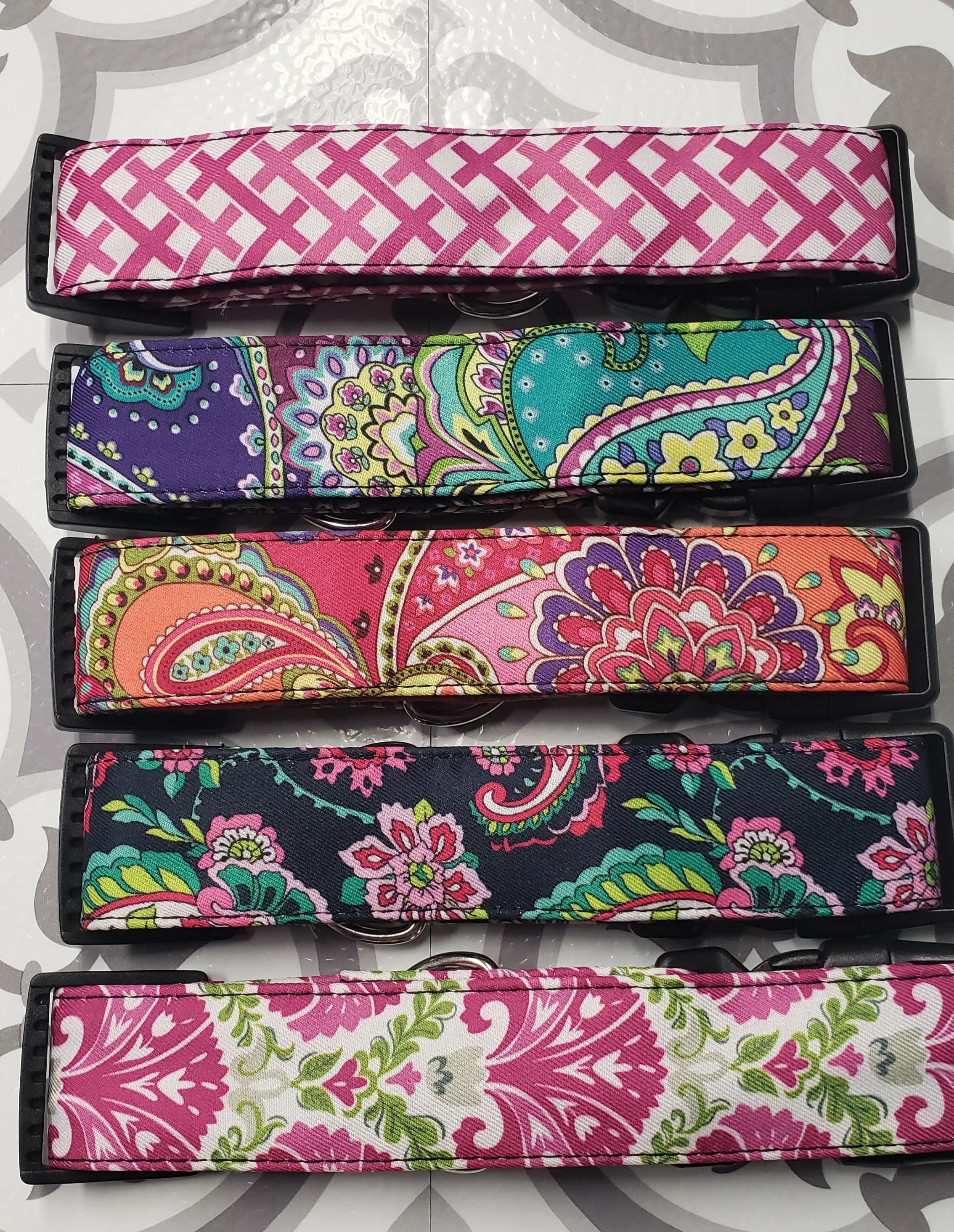 Colorful Extra Wide Fashion Dog Collars