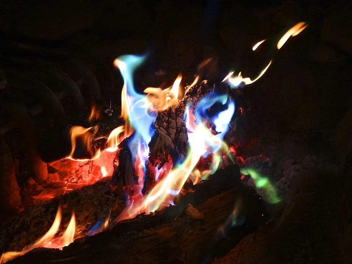 Colorful Fire Powder for Campfire