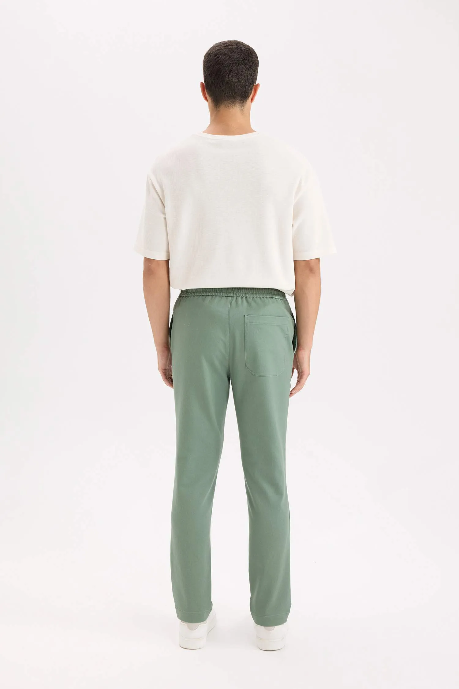 Combed Waist Tied Jogger Pants