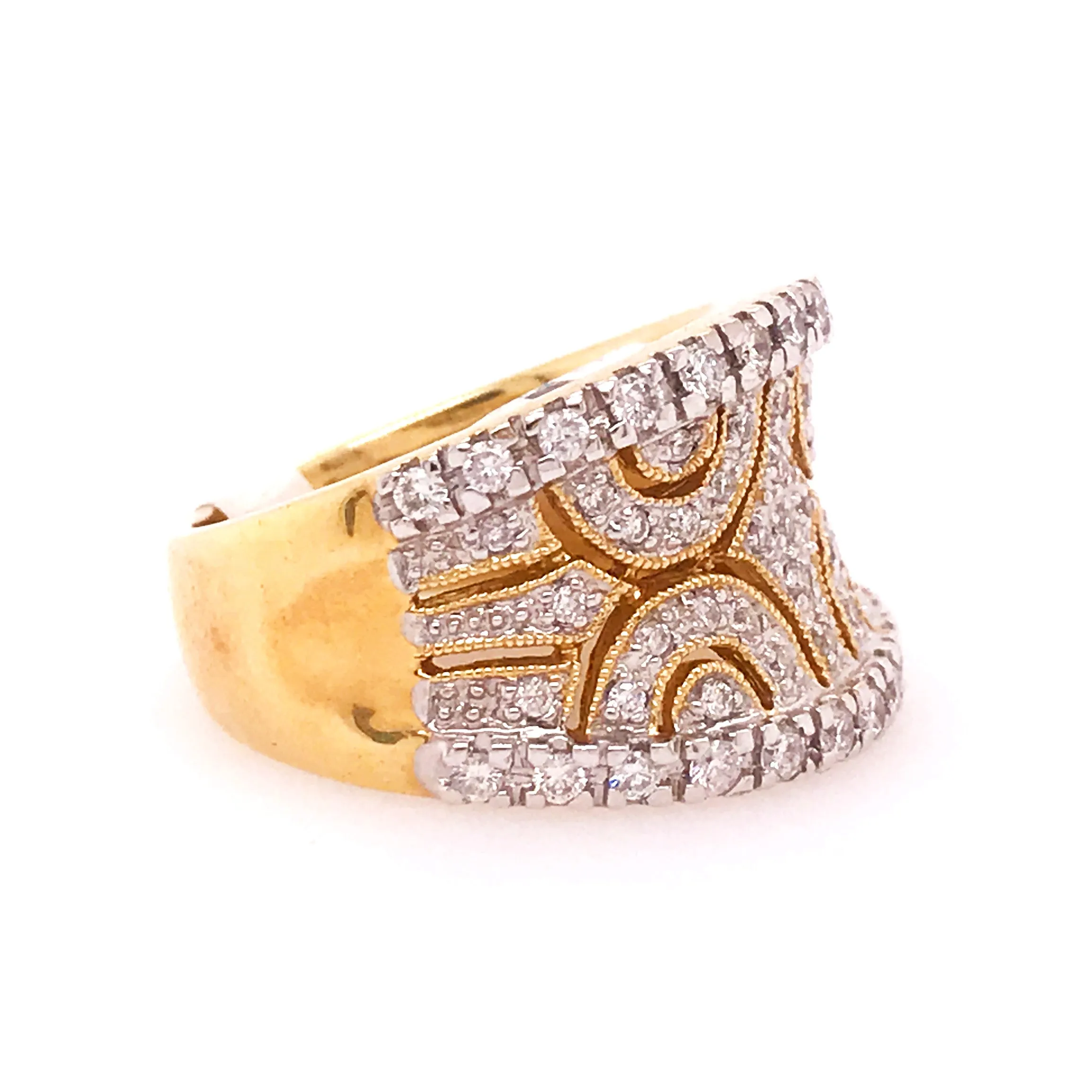 Contemporary Anniversary Diamond Band