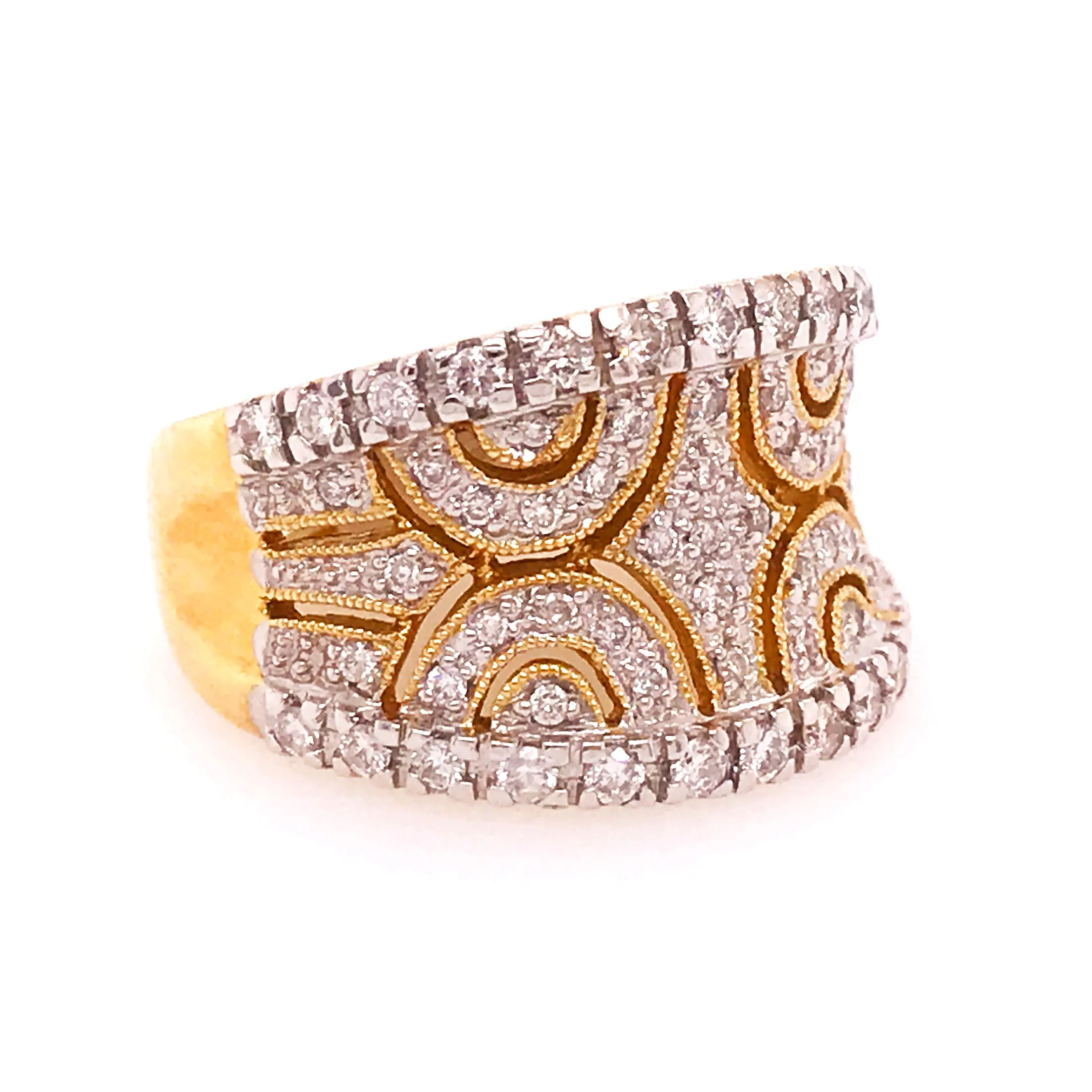 Contemporary Anniversary Diamond Band