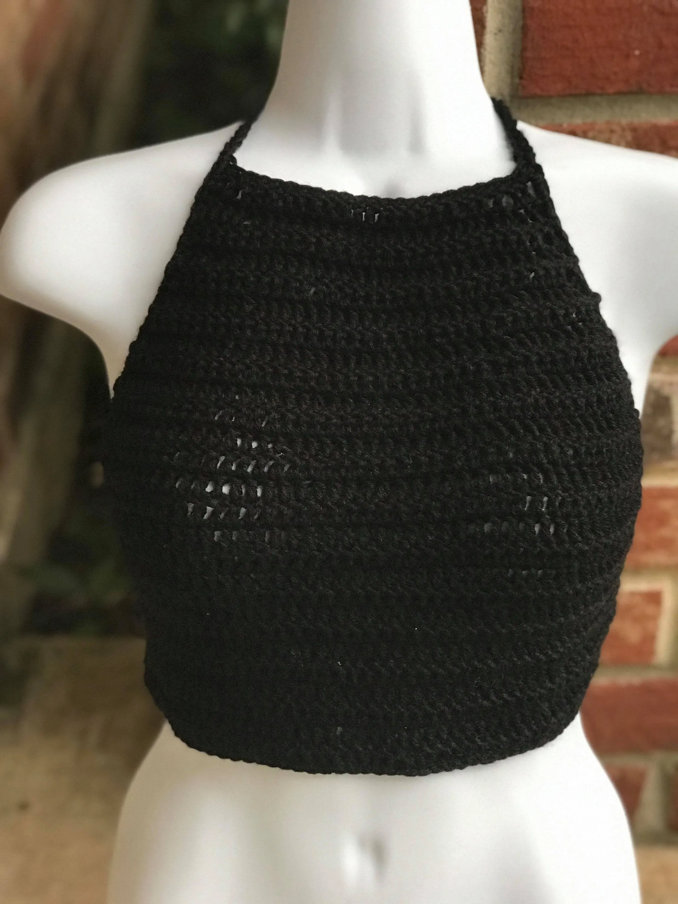 Crochet Halter  | Adult Solid Halter Top