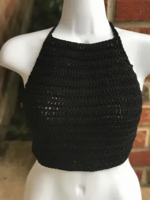 Crochet Halter  | Adult Solid Halter Top