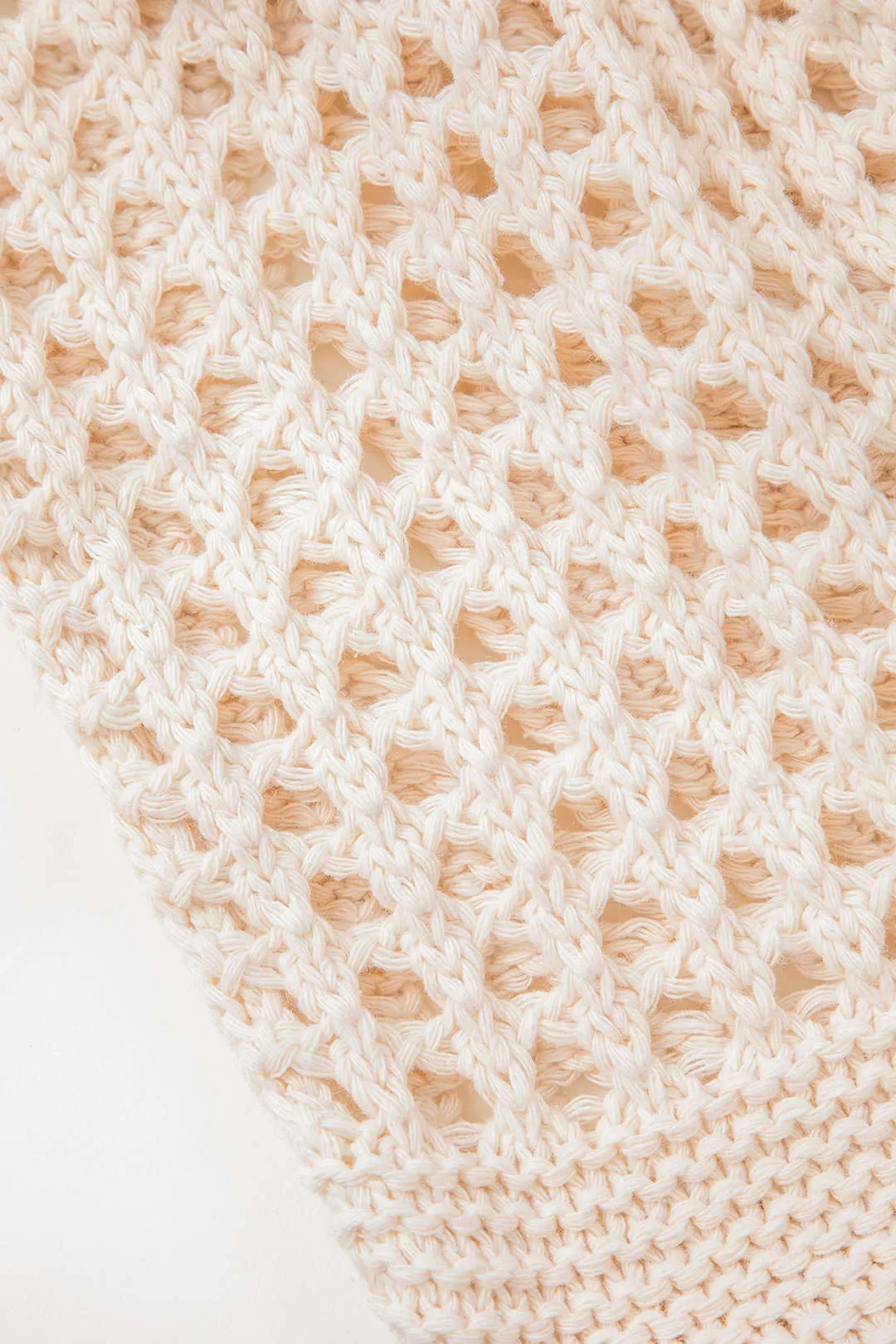 Crochet Knit Tote Bag