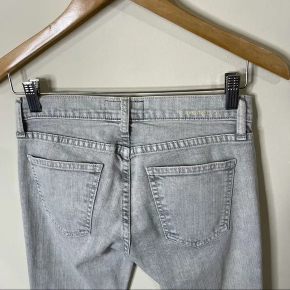 Current Elliott Revolve Soft Grey The Stiletto Skinny Jeans Size 24