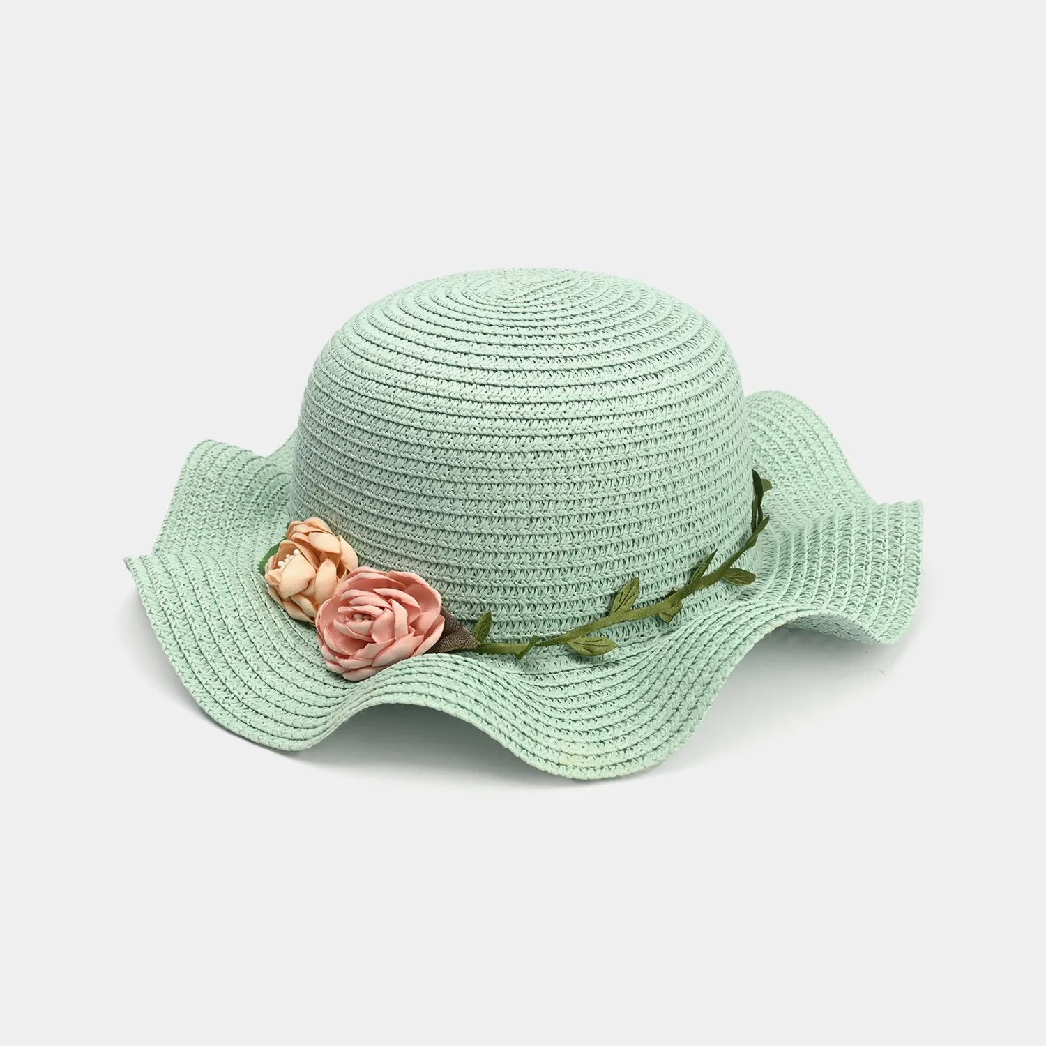 Cute Baby Beach Round Cap/Hat with Elastic | 18M 