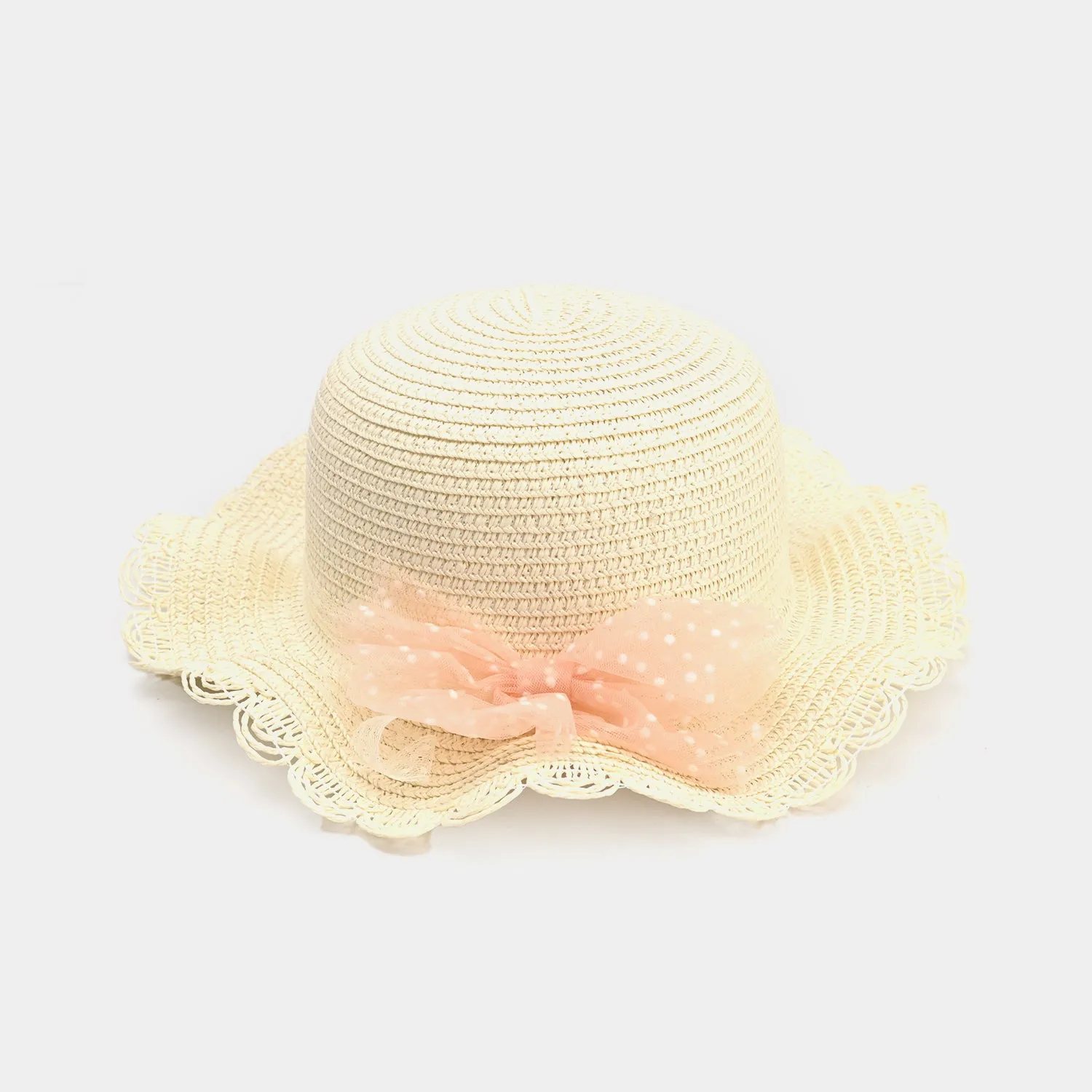 Cute Baby Beach Round Cap/Hat with Elastic | 18M 