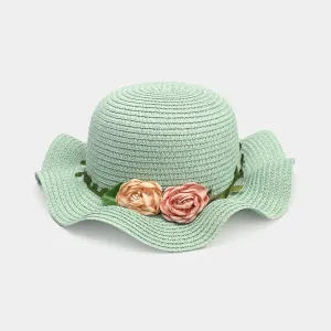 Cute Baby Beach Round Cap/Hat with Elastic | 18M 