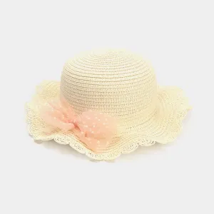Cute Baby Beach Round Cap/Hat with Elastic | 18M 
