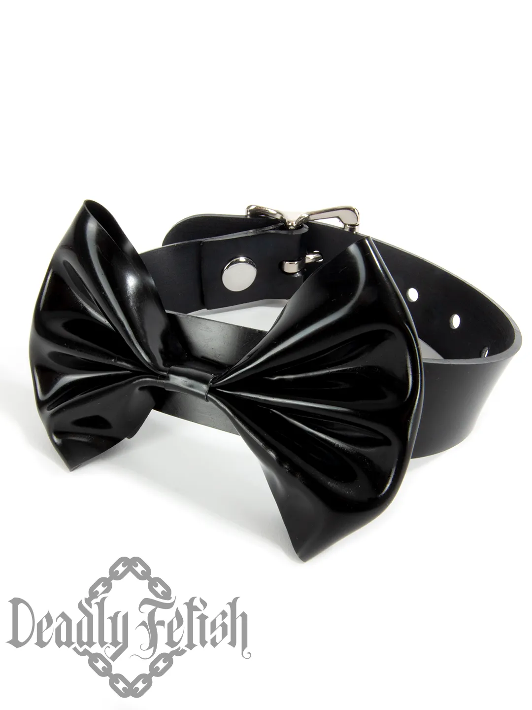 Deadly Fetish Latex: Basic Bow Choker