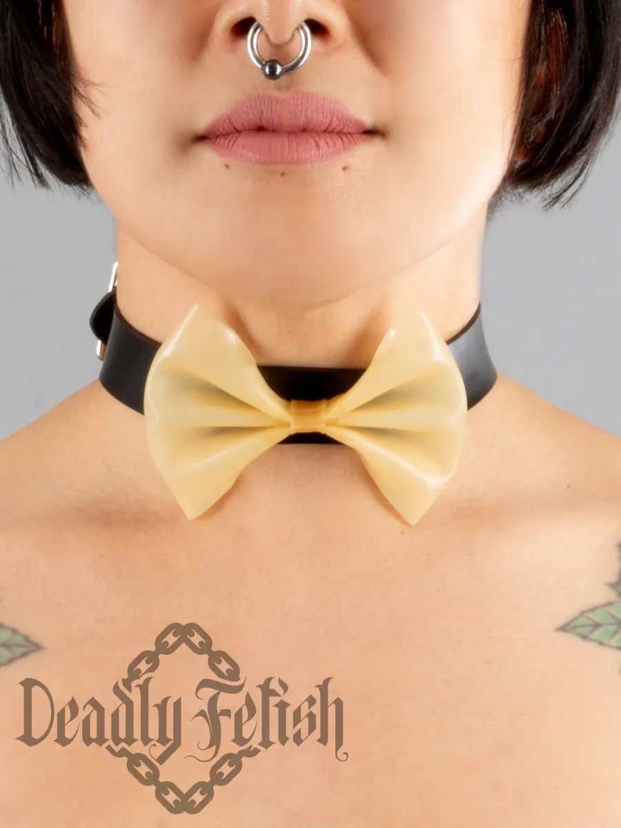Deadly Fetish Latex: Basic Bow Choker