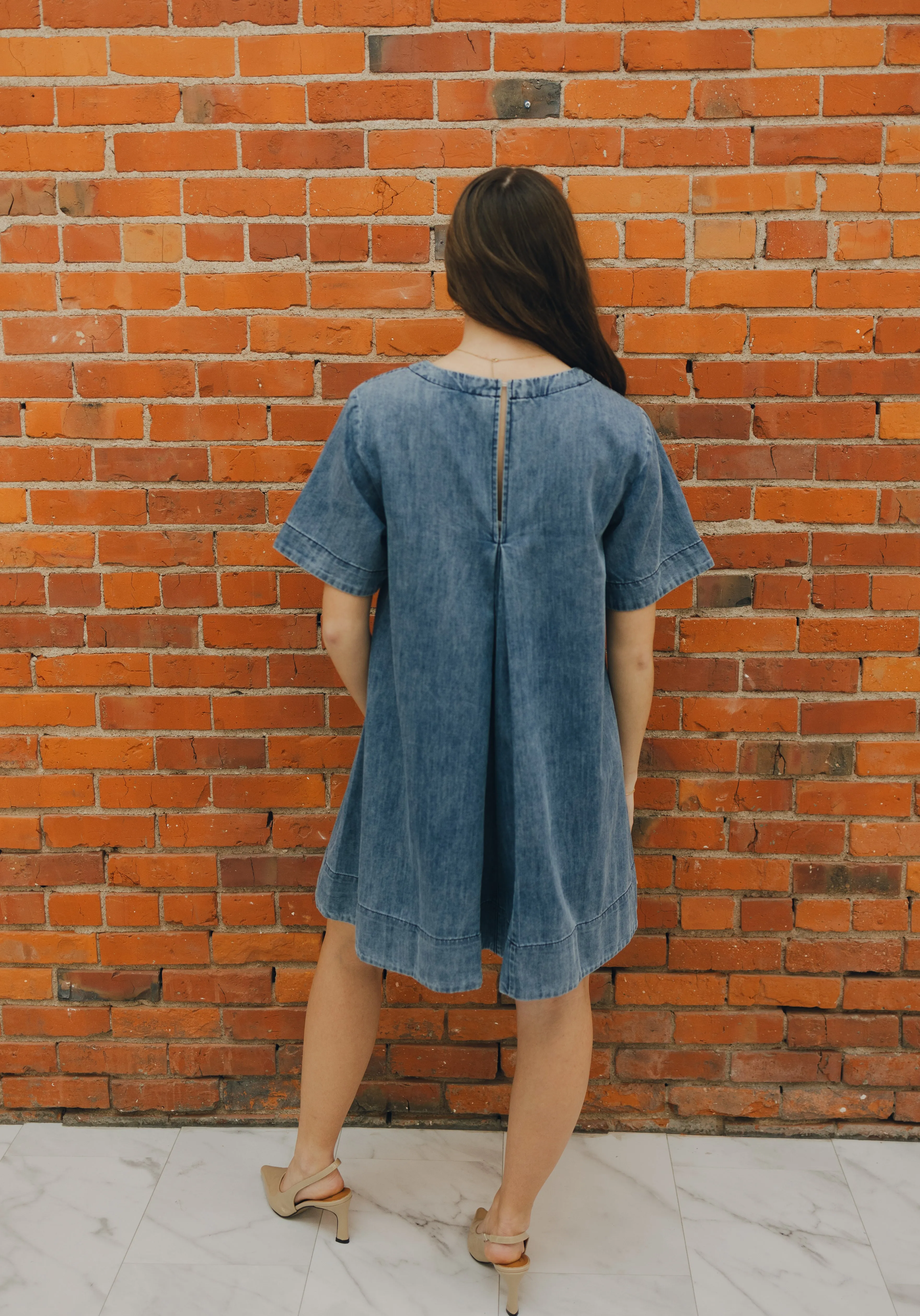 Denim Pocket Dress
