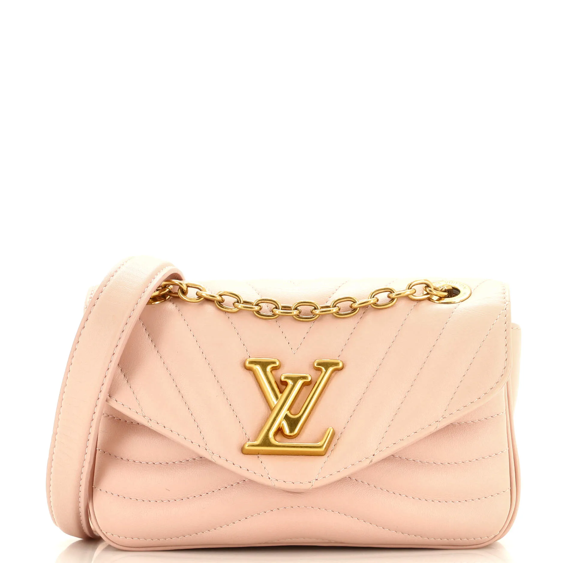 Designer New Wave Chain Bag NM Quilted Leather PM