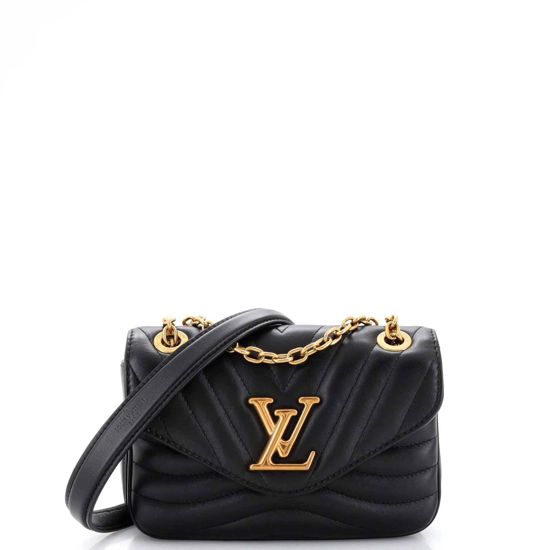Designer New Wave Chain Bag NM Quilted Leather PM